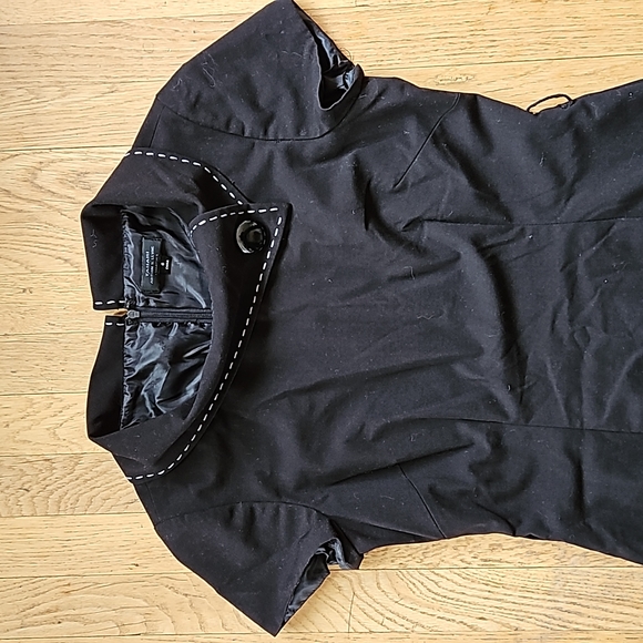 Tahari LBD with 1950s button collar 6 - Picture 2 of 7